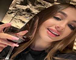 Lady Diana (YouTuber) consuming alcohol